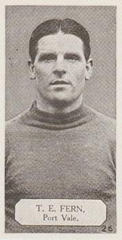 1925 Lacey's Footballers #26 Thomas Fern Front