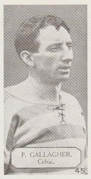 1925 Lacey's Footballers #45 Patsy Gallacher Front