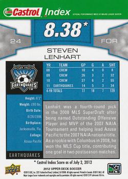 2012 Upper Deck Castrol Index MLS All-Star Game #7 Steven Lenhart Back