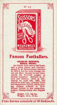 1914 Wills's Famous Footballers #23 Charlie Roberts Back
