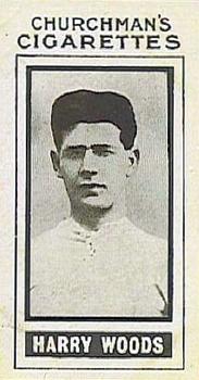 1914 Churchman's Footballers #5 Harry Woods Front