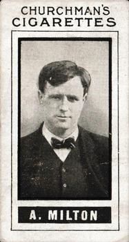 1914 Churchman's Footballers #26 Albert Milton Front
