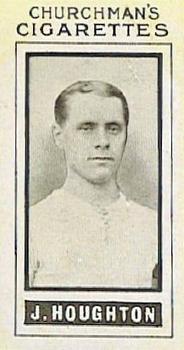1914 Churchman's Footballers #46 Jack Houghton Front
