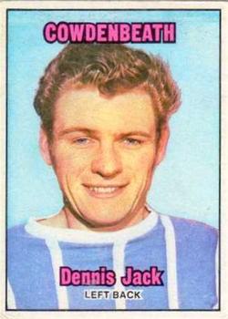 1970-71 A&BC Chewing Gum Footballers (Scottish) #122 Denis Jack Front