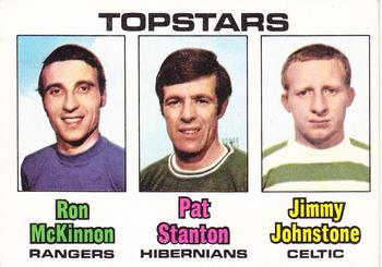 1970-71 A&BC Chewing Gum Footballers (Scottish) #170 Ron McKinnon / Pat Stanton / Jimmy Johnstone Front