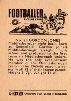 1966-67 A&BC Footballers #23 Gordon Jones Back
