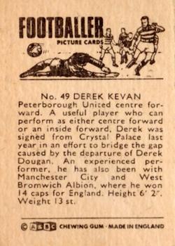 1966-67 A&BC Footballers #49 Derek Kevan Back