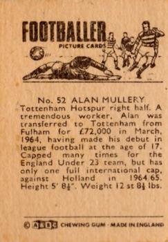 1966-67 A&BC Footballers #52 Alan Mullery Back