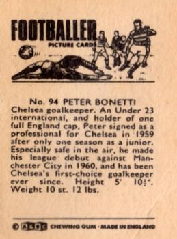 1966-67 A&BC Footballers #94 Peter Bonetti Back