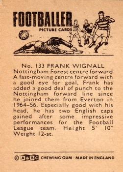 1966-67 A&BC Footballers #133 Frank Wignall Back
