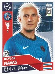 2020-21 Topps UEFA Champions League Sticker Collection #PSG 3 Keylor Navas Front