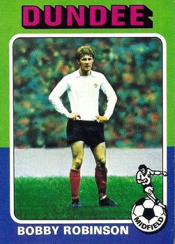 1975-76 Topps Footballers (Scottish, Blue Back) #23 Bobby Robinson Front