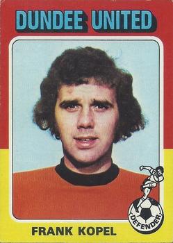 1975-76 Topps Footballers (Scottish, Blue Back) #63 Frank Kopel Front
