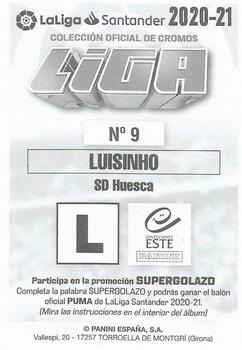 2020-21 Panini LaLiga Santander Este Stickers #9 Luisinho Back