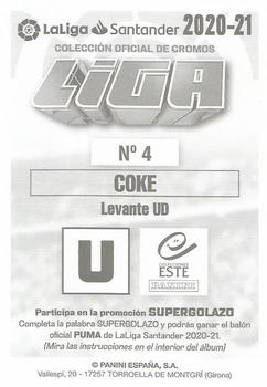 2020-21 Panini LaLiga Santander Este Stickers #4 Coke Back