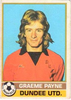 1977-78 Topps Footballers (Scottish, Yellow backs) #26 Graeme Payne Front