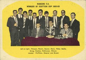 1963-64 A&BC Footballers (Scottish) #41 Rangers Team Group Front
