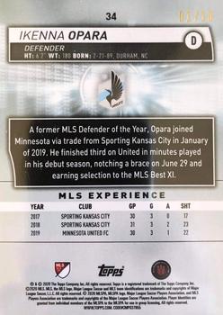 2020 Topps MLS - Red #34 Ike Opara Back