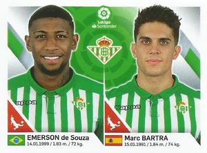 2019-20 Panini LaLiga Santander Stickers (Brazil) #166 Emerson de Souza / Marc Bartra Front