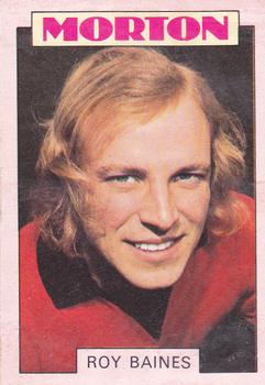1973-74 A&BC Footballers (Scottish, Red backs) #33 Roy Baines Front