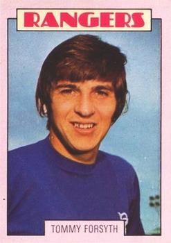 1973-74 A&BC Footballers (Scottish, Red backs) #37 Tommy Forsyth Front