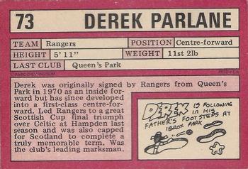 1973-74 A&BC Footballers (Scottish, Red backs) #73 Derek Parlane Back