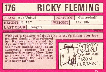 1973-74 A&BC Footballers (Scottish, Red backs) #176 Rikki Fleming Back