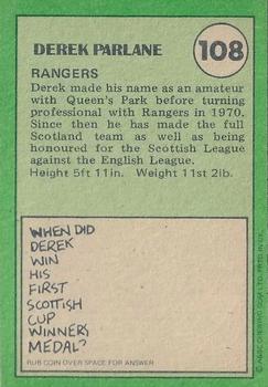 1974-75 A&BC Footballers (Scottish, Green backs) #108 Derek Parlane Back