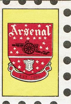 1971-72 A&BC Gum English Footballers (Purple Backs) - Team Logo Stamps #NNO Arsenal FC Front