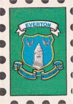 1971-72 A&BC Gum English Footballers (Purple Backs) - Team Logo Stamps #NNO Everton Front