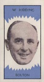 1959 Clevedon Confectionery Football Club Managers #13 Bill Ridding Front