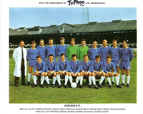 1965-66 Ty-Phoo Famous Football Clubs #NNO Chelsea F.C. Front