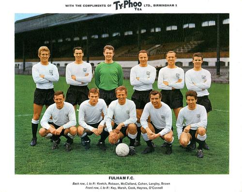 1965-66 Ty-Phoo Famous Football Clubs #NNO Fulham F.C. Front