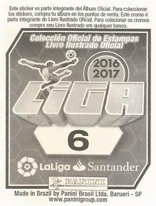 2016-17 Panini LaLiga Santander Stickers (Brazil) #6 Diego Godin Back