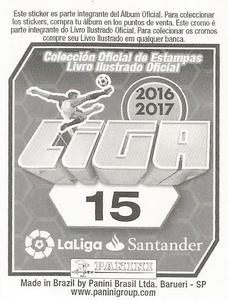 2016-17 Panini LaLiga Santander Stickers (Brazil) #15 Ángel Correa Back