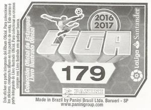2016-17 Panini LaLiga Santander Stickers (Brazil) #179 Javi Varas Back