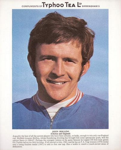 1973-74 Ty-Phoo Football Stars #NNO John Hollins Front