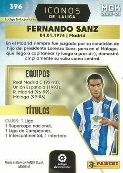 2020-21 Panini Megacracks LaLiga Santander #396 Fernando Sanz Back