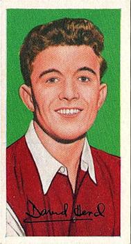 1961 Barratt & Co. Famous Footballers (A9) #9 David Herd Front
