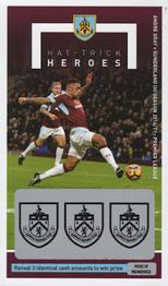 2017-18 Burnley F.C. Hat-Trick Heros #NNO Andre Gray Front