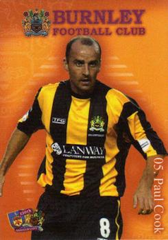 2002-03 Burnley F.C. Clarets #5 Paul Cook Front