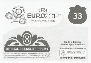 2012 Panini UEFA Euro 2012 Stickers - German #33 Společně tvořená historie Back