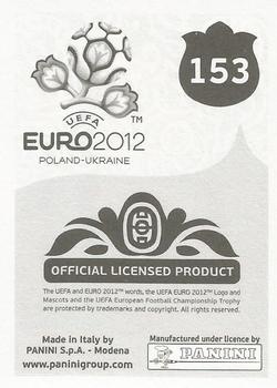 2012 Panini UEFA Euro 2012 Stickers - German #153 Petr Jiráček Back