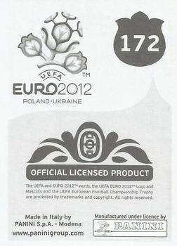 2012 Panini UEFA Euro 2012 Stickers - German #172 Michel Vorm Back