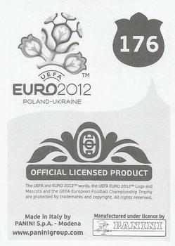 2012 Panini UEFA Euro 2012 Stickers - German #176 Erik Pieters Back