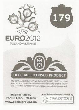 2012 Panini UEFA Euro 2012 Stickers - German #179 Nigel de Jong Back