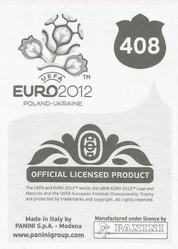 2012 Panini UEFA Euro 2012 Stickers - German #408 Artem Fedetskiy Back