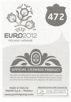 2012 Panini UEFA Euro 2012 Stickers - German #472 Yann M'Vila Back