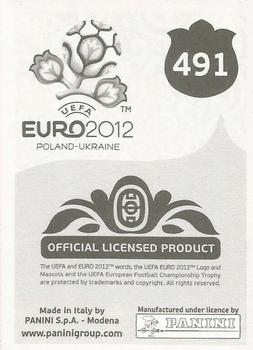 2012 Panini UEFA Euro 2012 Stickers - German #491 Scott Carson Back