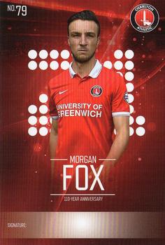 2015-16 Charlton Athletic F.C. 110-Year Anniversary Card Collection #79 Morgan Fox Front